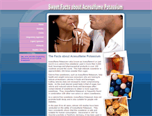 Tablet Screenshot of acesulfamek.org